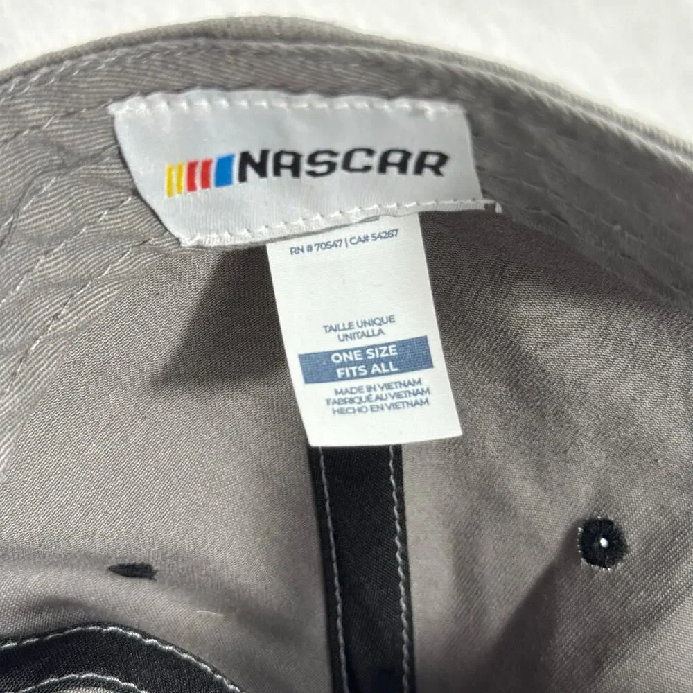 NASCAR Est 1948 Embroidered Baseball Cap Gray‎ Hat Adjustable